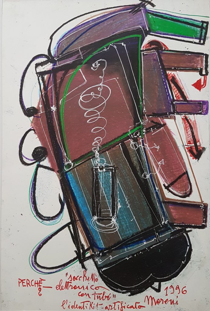 Sacchetto elettronico con tubi