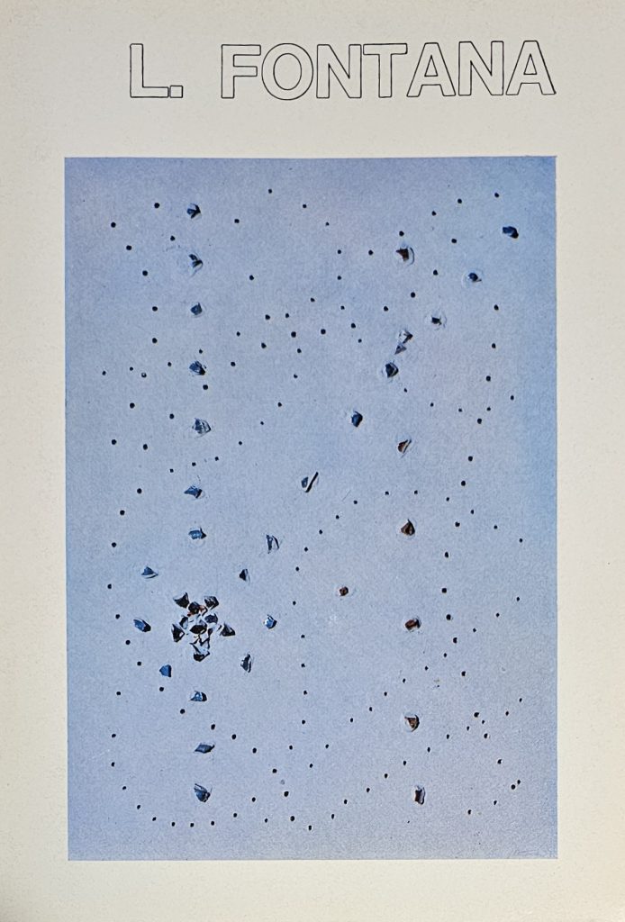 1970 LUCIO FONTANA. Galleria Morone, Milano. Catalogo