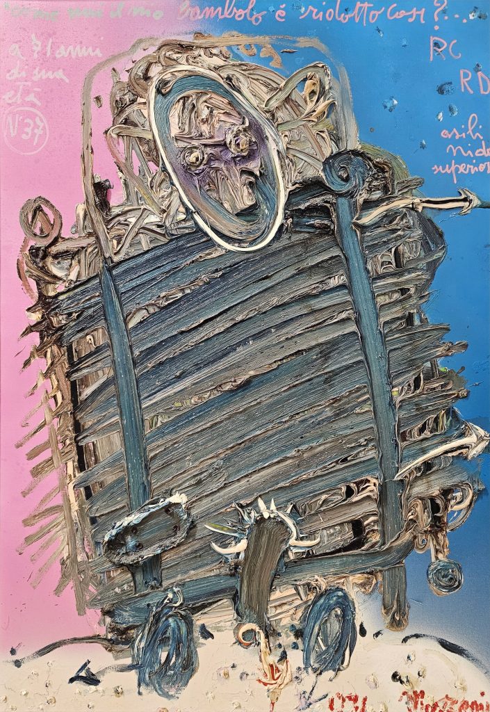 Mattia Moreni. Autoritratto n.37, Perché il mio bambolo è ridotto così?, 1991