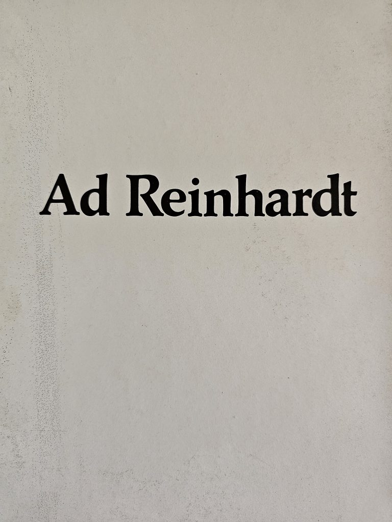 1974 AD REINHARDT. Galleria Morone, Milano. Catalogo