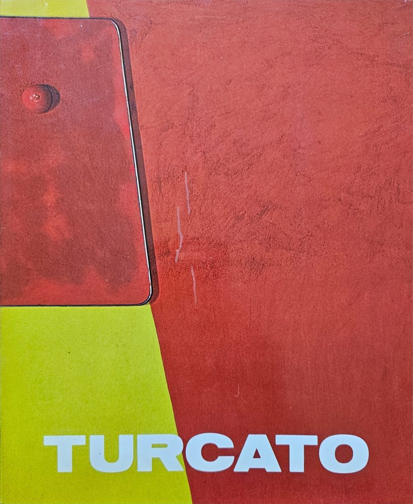 1974 GIULIO TURCATO. Palazzo delle Esposizioni, Roma. Autografato con dedica. Catalogo