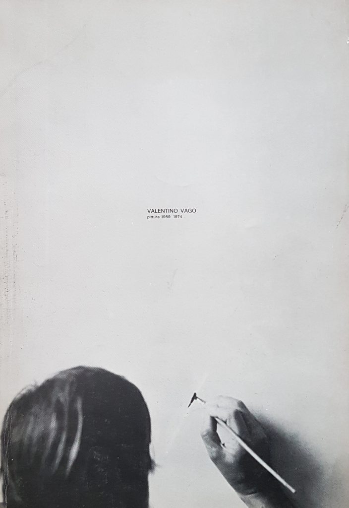 1975 VALENTINO VAGO. Galleria Morone, Milano. Catalogo