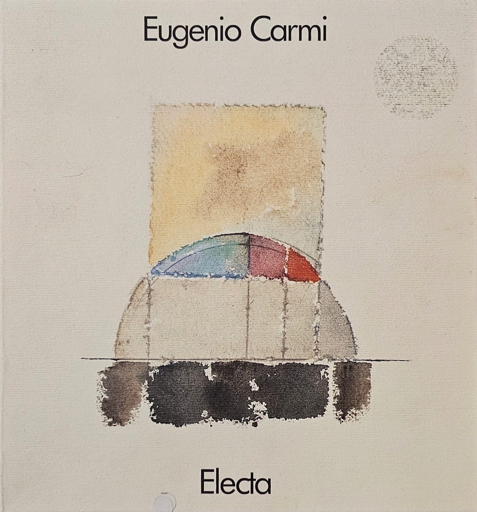 1990 EUGENIO CARMI. A cura di Luciano Caramel. Electa Editore. Catalogo