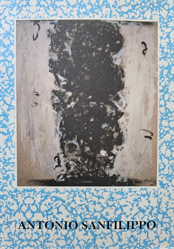 1992 ANTONIO SANFILIPPO. ExtraMoenia Arte Moderna. Catalogo