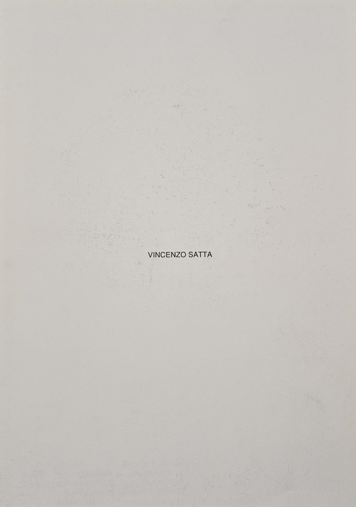 1992 VINCENZO SATTA. Galleria Morone, Milano. Catalogo