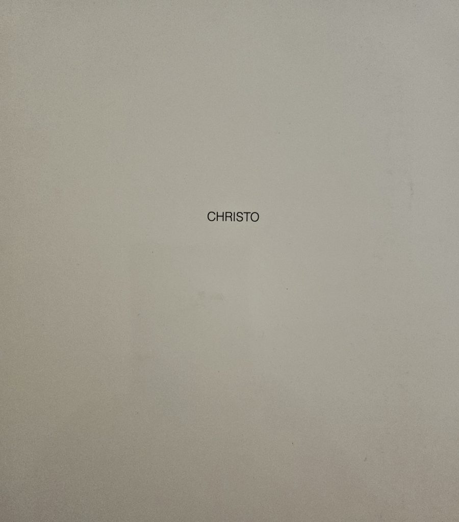1994 CHRISTO. IL GESTO INTELLETTUALE COME MAGIA. Galleria Morone, Milano. Catalogo