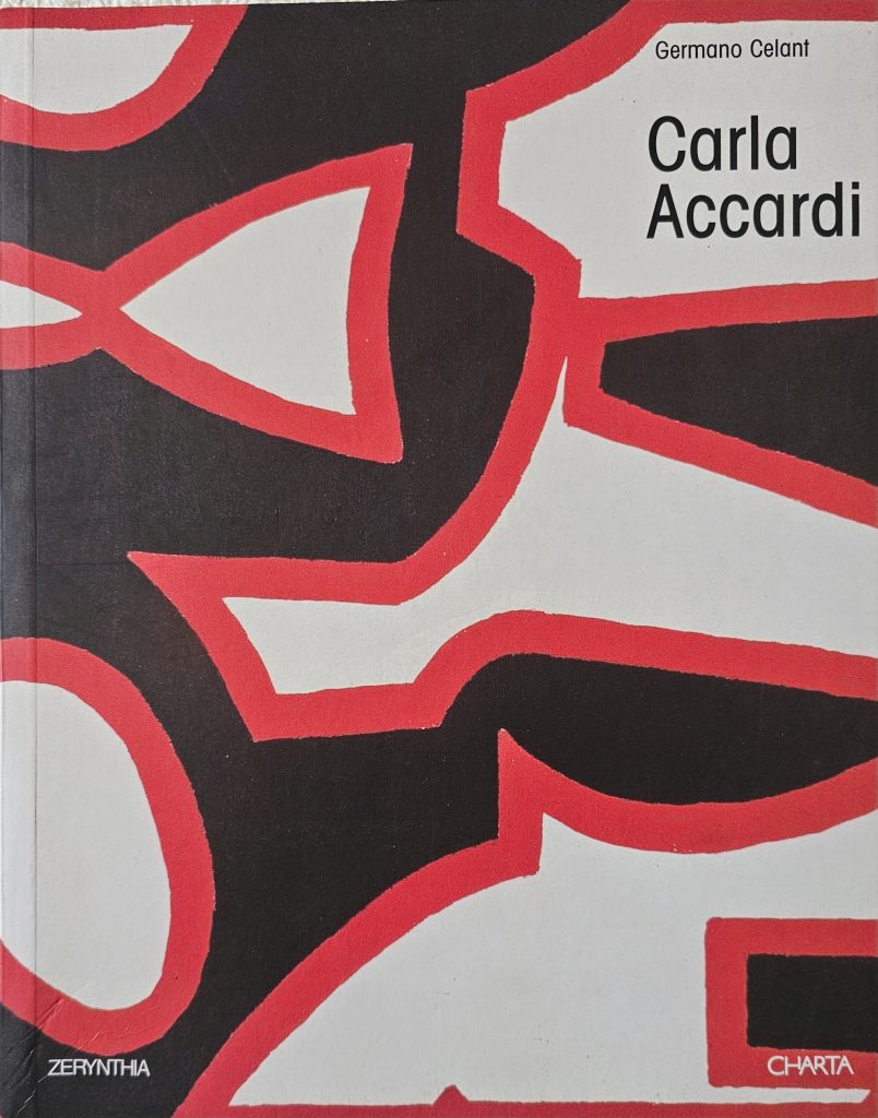 2001 CARLA ACCARDI. A cura di Germano Celant. Edizioni Charta. Catalogo