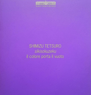 2019 TETSURO SHIMIZU. Il colore porta il vuoto. Spazio Cesare da Sesto, sesto Calende. Catalogo